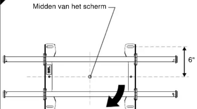Chief ICXPTM2T03 - De muurmontageplaat monteren - 1