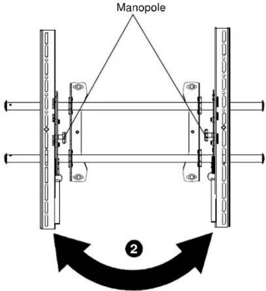 Chief ICXPTM2T03 - Installazione su una parete in calcestruzzo pieno - 6