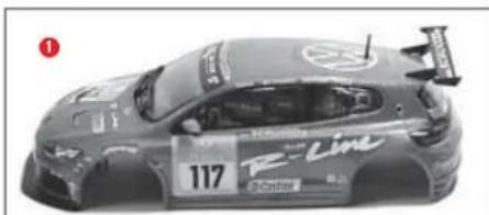 CARRERA GT Heroes - Composantes des voitures - 1