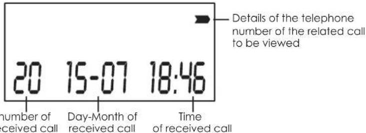 BRONDI Bravo Cordless 2 - TO CHECK CALLER DISPLAY RECORDS - 1