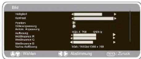 SANYO 32LM5WP - Einstellungen PC-Menu - 2