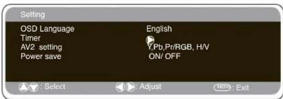 SANYO 32LM5WP - PC menu settings - 3