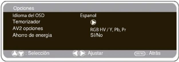SANYO 32LM5WP - Ajustes del menu del PC - 3