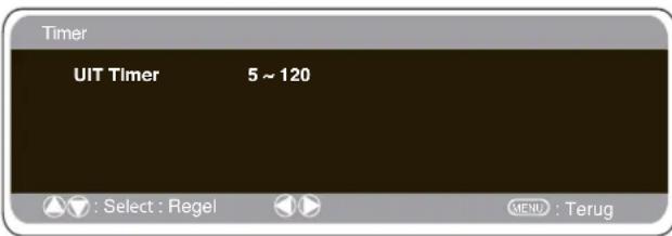 SANYO 32LM5WP - Uit-timer instelling - 1