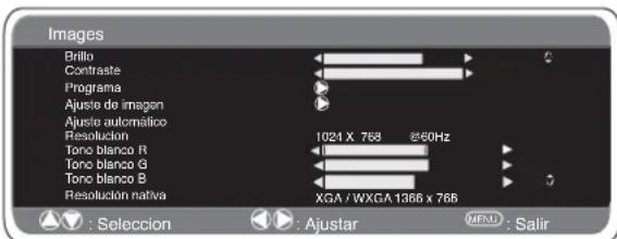 SANYO 32LM5WP - Ajustes del menu del PC - 2