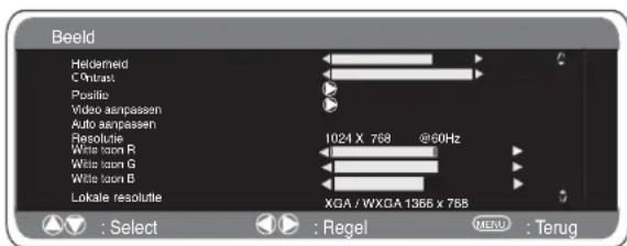 SANYO 32LM5WP - Menu-installingen pc - 2