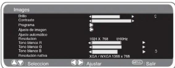 SANYO 32LM5R - Ajustes del menu del PC - 2