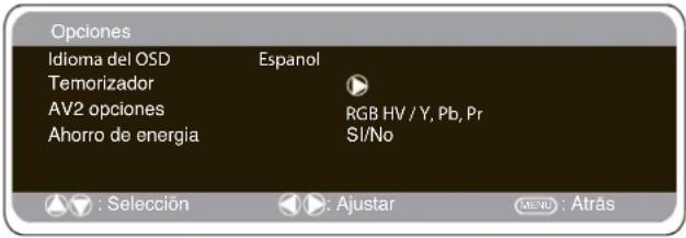SANYO 32LM5R - Ajustes del menu del PC - 3