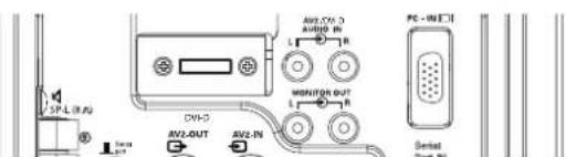 SANYO 32LM5R - Utilisation des prises audio - 1