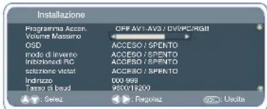 SANYO 32LM5R - Impostazione dell'indirizzo del monitor in modalità RS232 - 1
