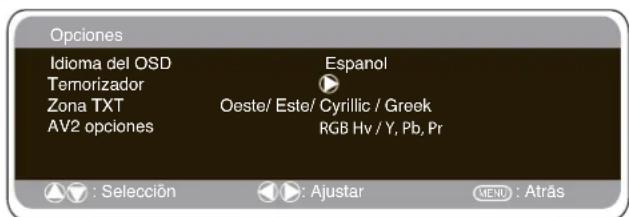 SANYO 32LM5R - Menu de Configuracion - 1