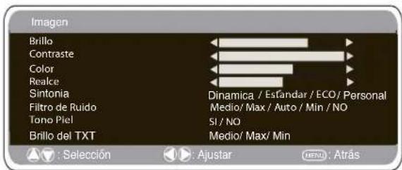 SANYO 32LM5R - Menu de Imagen - 1