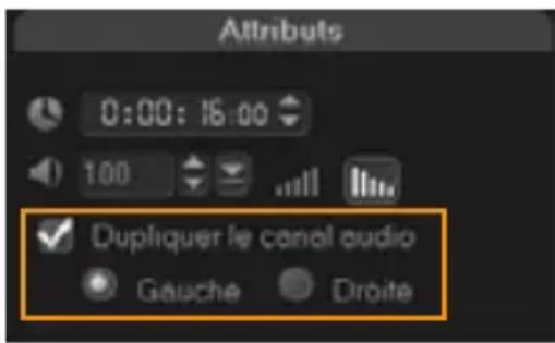 COREL VideoStudio Pro X4 License Media Pack - Dupliquer un canal audio - 1