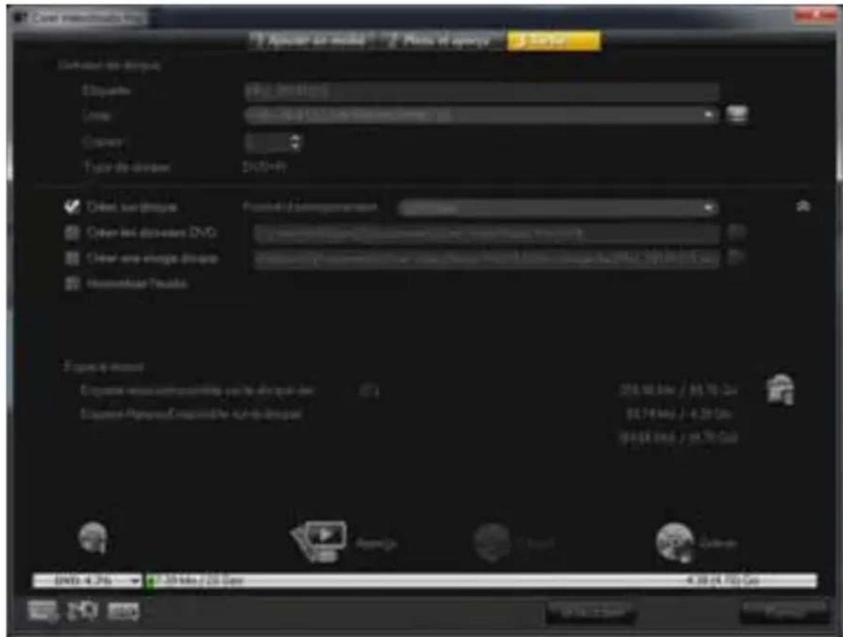 COREL VideoStudio Pro X4 License Media Pack - Graver votre projet sur un disque - 1