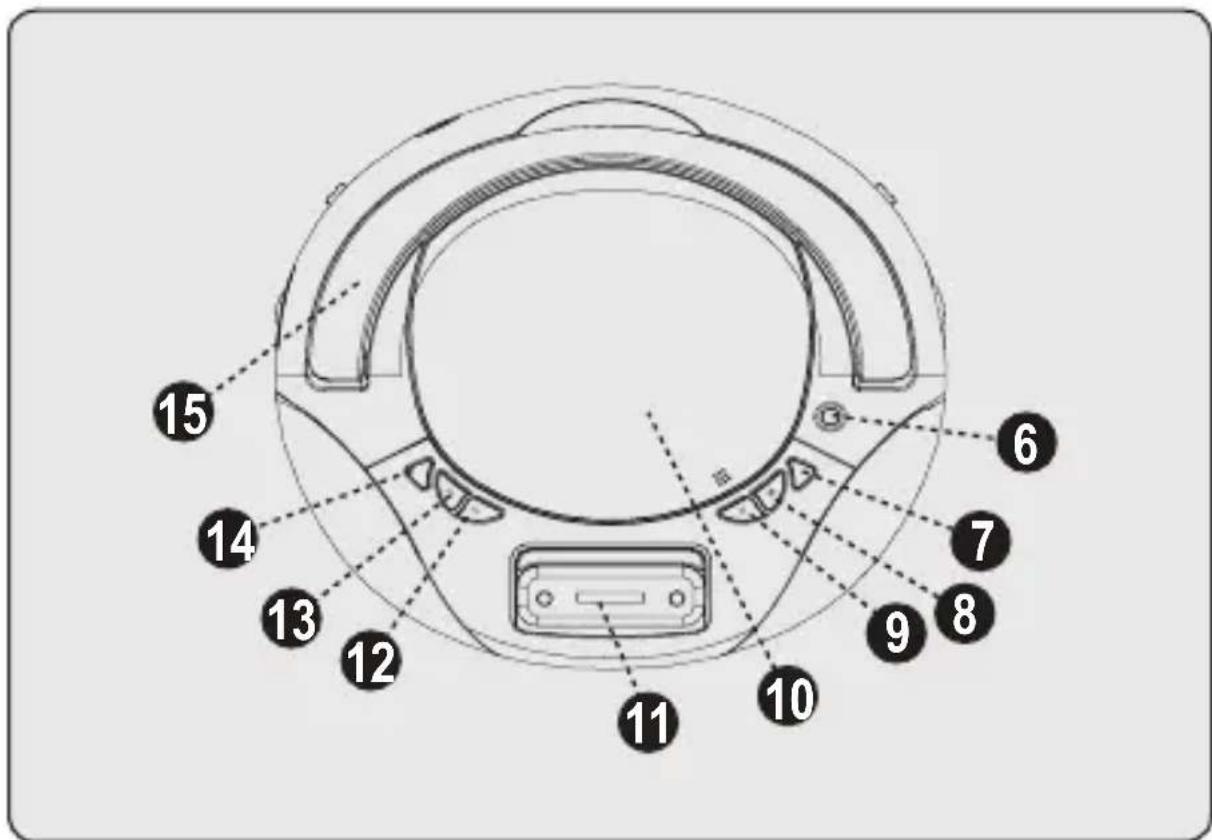 COBY CSMP142 - Vuede dessus - 1