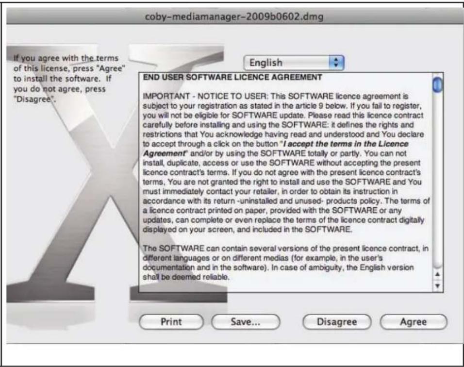 COBY MP767 - Macintosh OS X - 2