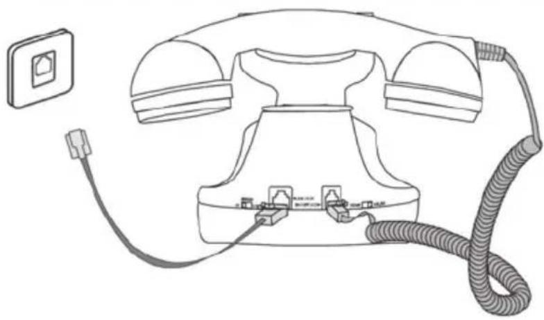 BRONDI VINTAGE 20 - Connecting the telephone - 1