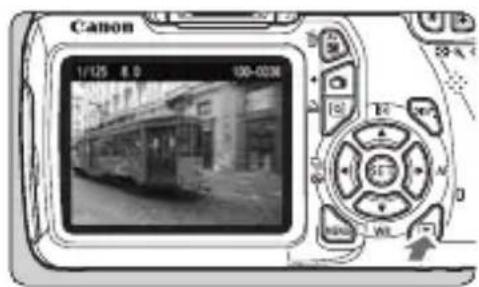 CANON EOS Rebel T3 - Quittez le mode de lecture d'images. - 2
