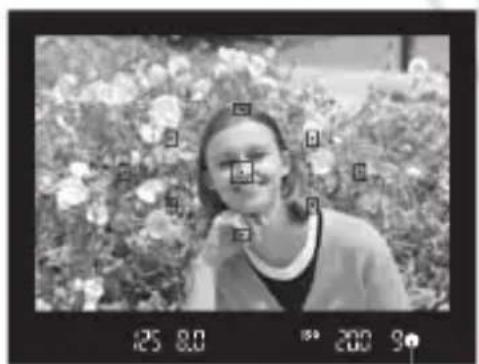 CANON EOS Rebel T3 - Focus the subject. - 1