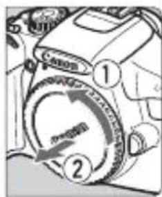 CANON EOS Rebel T3 - Attaching a Lens - 2