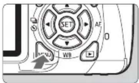 CANON EOS Rebel T3 - MENU Setting the Date and Time - 1