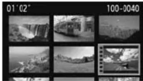 CANON EOS Rebel T3 - Select a movie. - 1