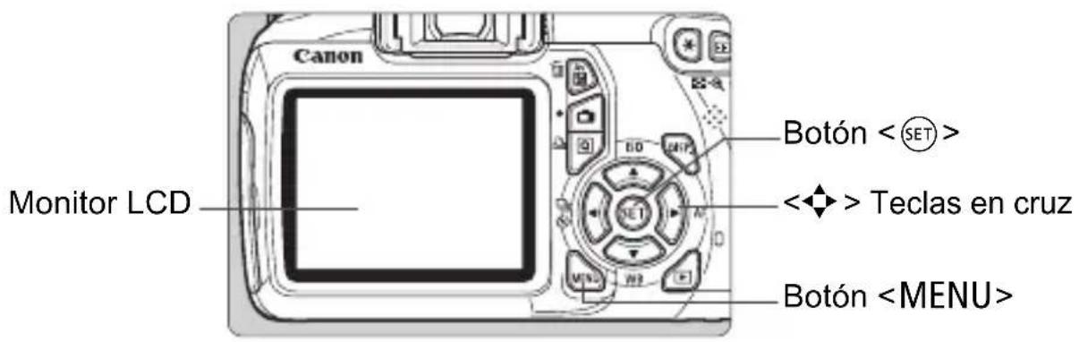 CANON EOS Rebel T3 - MENU Operaciones de menu - 1