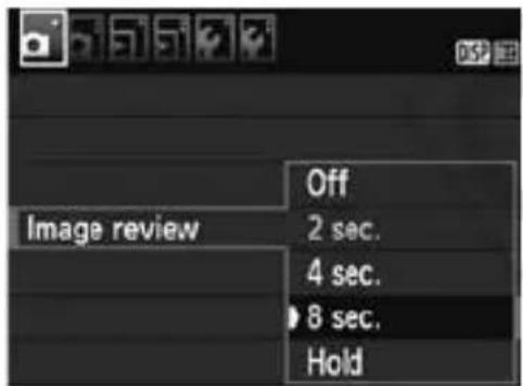 CANON EOS Rebel T3 - Select the desired item. - 2