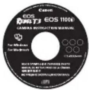 CANON EOS Rebel T3 - Viewing the Camera Instruction Manual CD-ROM / Software Start Guide - 1