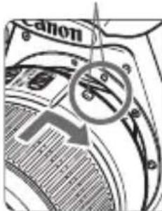 CANON EOS Rebel T3 - Attaching a Lens - 3