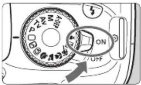 CANON EOS Rebel T3 - Turning on the Power - 1