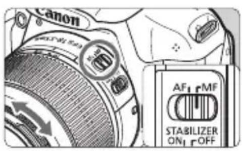 CANON EOS Rebel T3 - MF: Focusing Manually - 1