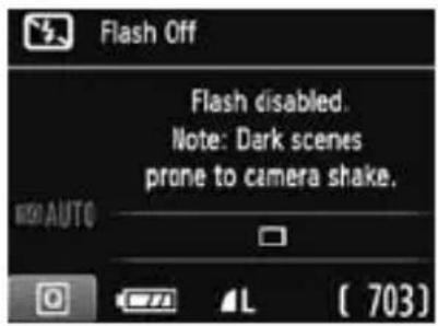 CANON EOS Rebel T3 - Disabling Flash - 2