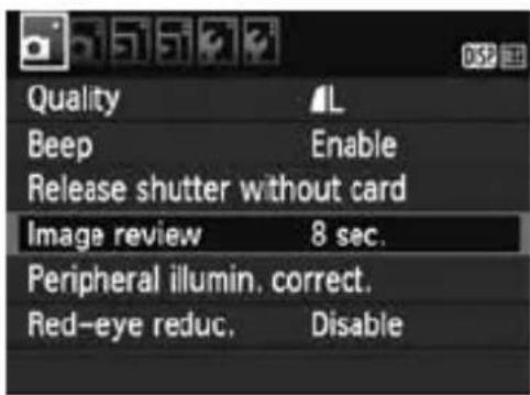 CANON EOS Rebel T3 - Select the setting. - 1