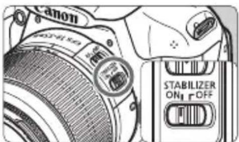 CANON EOS Rebel T3 - À propos du stabilisateur d'image de l'objectif - 1
