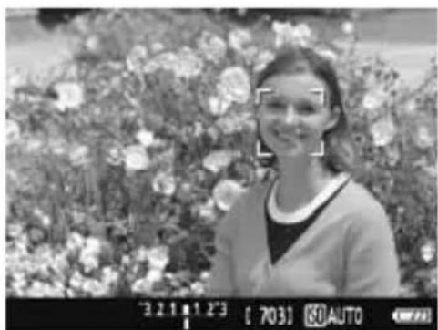 CANON EOS Rebel T3 - Modo dir. (deteccion de caras): AF - 1