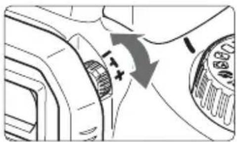CANON EOS Rebel T3 - Adjusting the Viewfinder Clarity - 1
