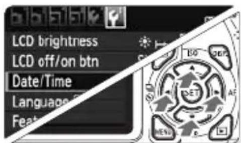 CANON EOS Rebel T3 - Display the menu screen. - 1