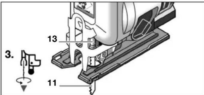 BOSCH 0 607 561 118 - Smontaggio della lama - 3