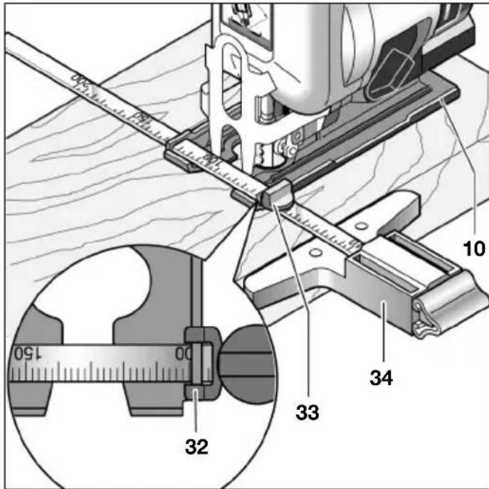 BOSCH 0 607 561 118 - Corte parallelo a un borde - 1