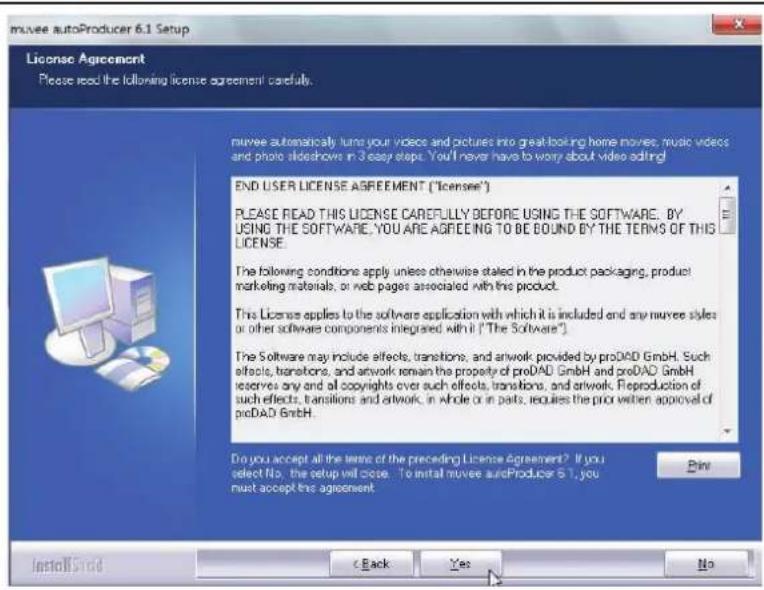 COBY CAM4505 - Installing muvee™ autoProducer - 4