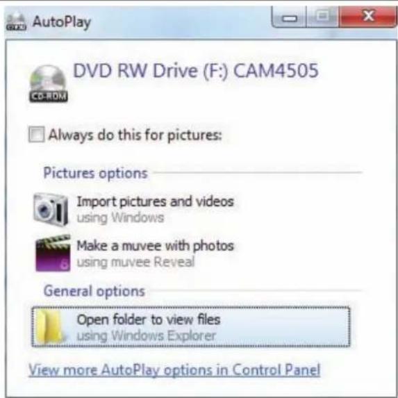COBY CAM4505 - Installing muvee™ autoProducer - 1