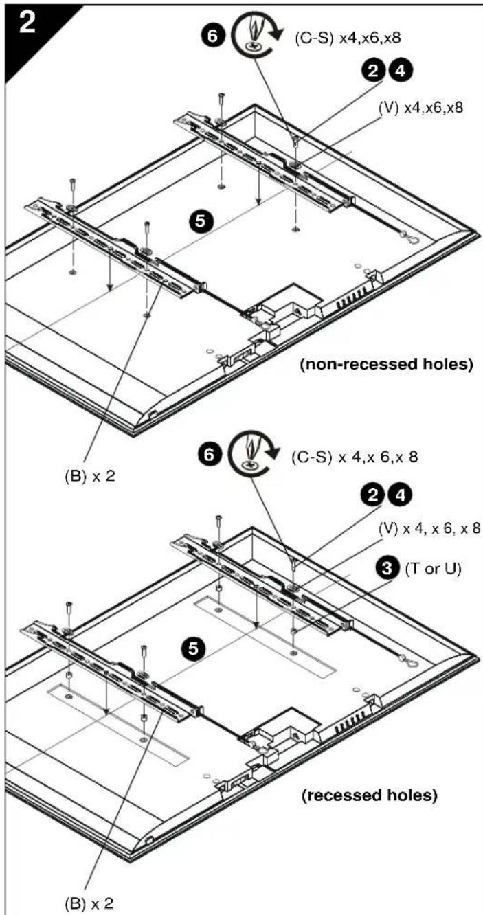 Chief iCLPFM3B03 - INSTALL WALL PLATE TO WALL - CONCRETE, CONCRETE BLOCK OR BRICK - 4