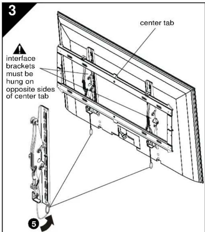 Chief iCLPTM3B03 - INSTALL BRACKETS TO DISPLAY - 4