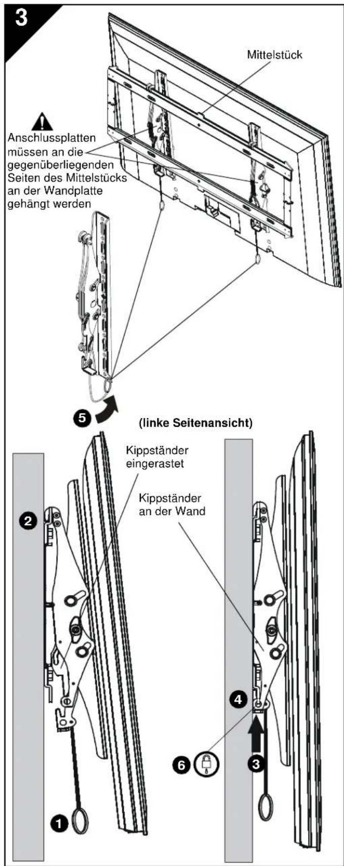 Chief iCLPTM3B03 - MONTAGE DER HALTERUNGEN AN DEN BILDSCHIRM - 4