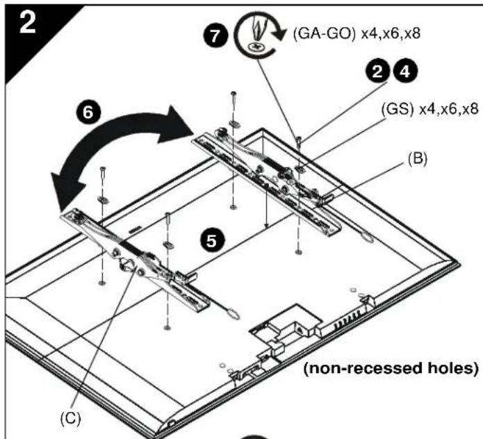 Chief iCLPTM3B03 - INSTALL WALL PLATE TO WALL - CONCRETE, CONCRETE BLOCK OR BRICK - 4