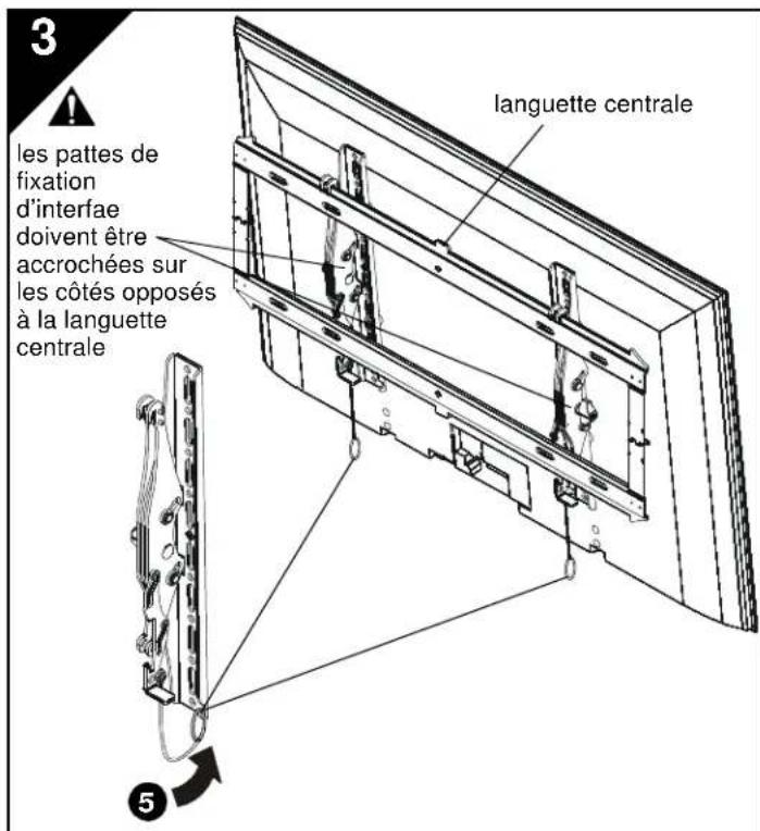 Chief iCMPTM3B03 - INSTALLER LES PATTES DE FIXATION A L'ÉCRAN - 4