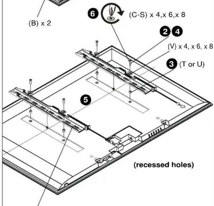 Chief iCXPFM3B03 - INSTALL WALL PLATE TO WALL - CONCRETE, CONCRETE BLOCK OR BRICK - 5