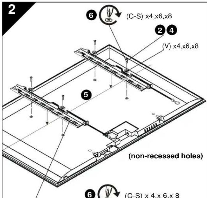 Chief iCXPFM3B03 - INSTALL WALL PLATE TO WALL - CONCRETE, CONCRETE BLOCK OR BRICK - 4