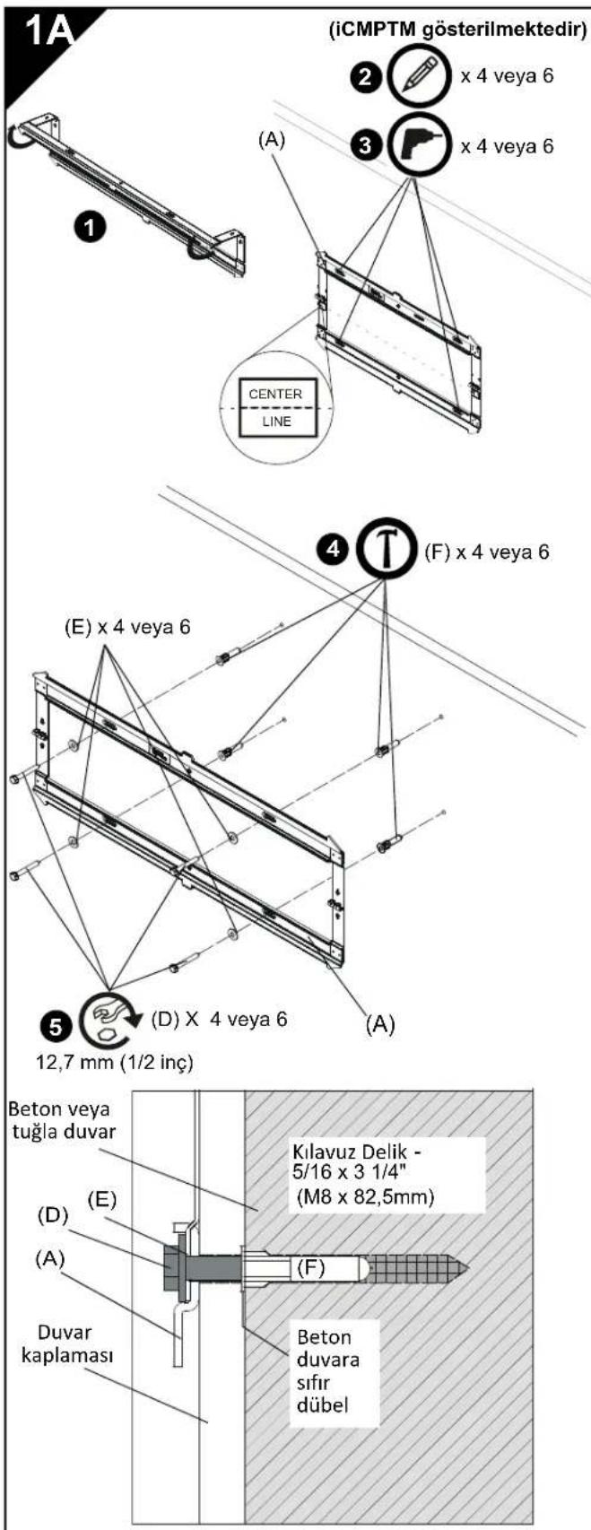 Chief iCXPTM3B03 - DUVAR PLAKASINI DUVARA – AHŞAP ÇITALARA MONTE ETME - 2